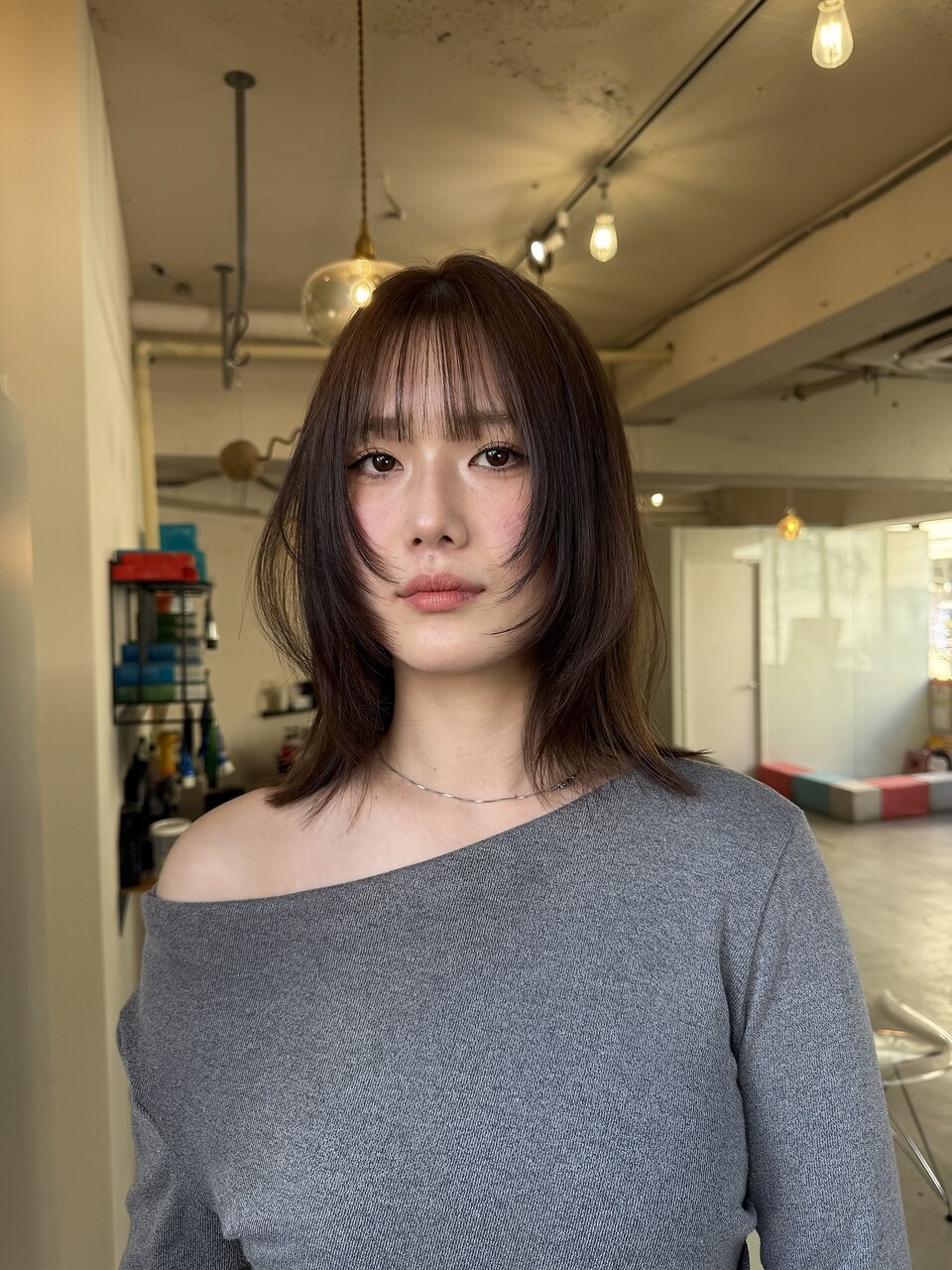 レイヤーカットハッシュカットウルフレイヤーボブ